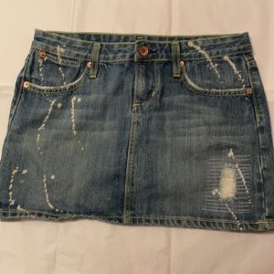 Women’s Distressed Jean Skirt By Seven